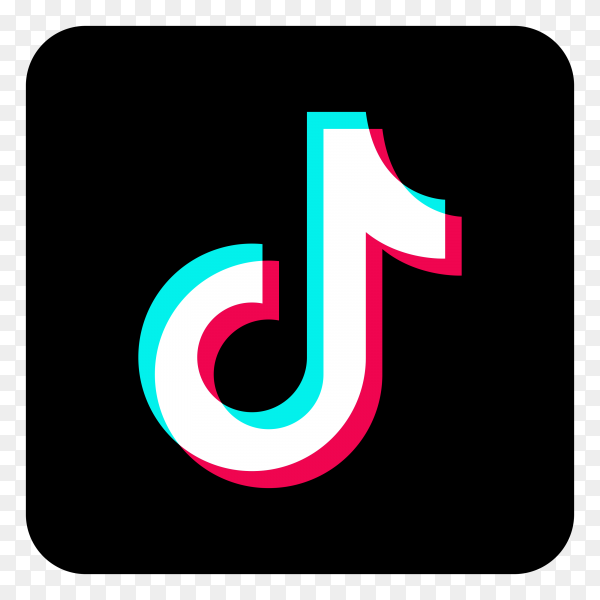 Tiktok-of-social-media-icon-logo-on-transparent-PNG